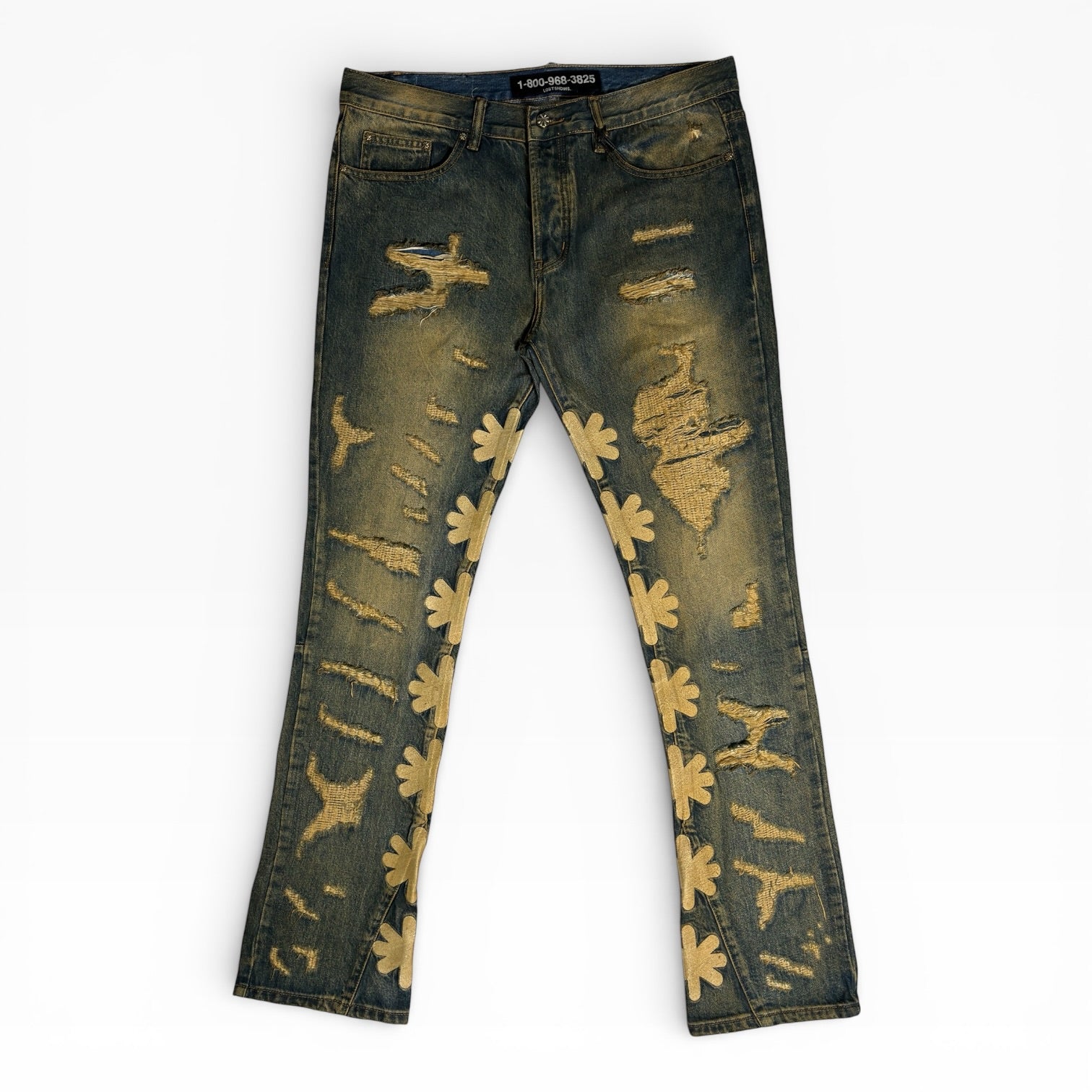 DSTRY BONE DENIM JEANS